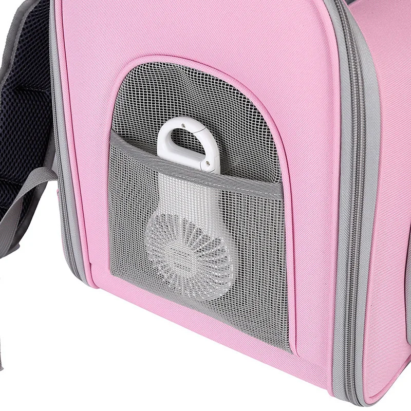 Breathable Cat Travel Bag Pet Bag Carrier Backpack cat handbag Big Capacity cat Handbag manufacture