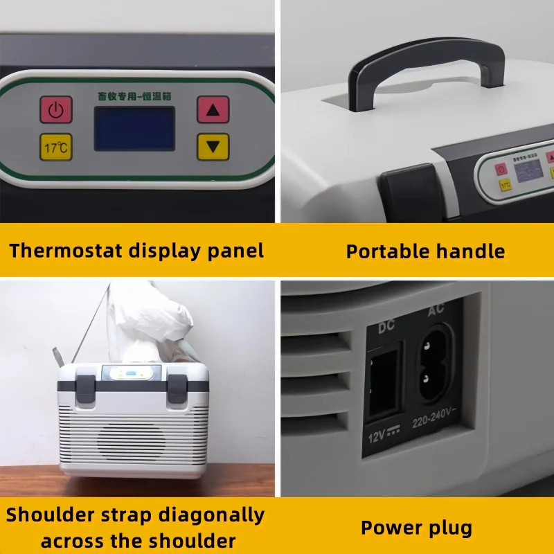 Mini Constant Temperature 17 ℃ Refrigerator for Pig Veterinary Semen Incubator