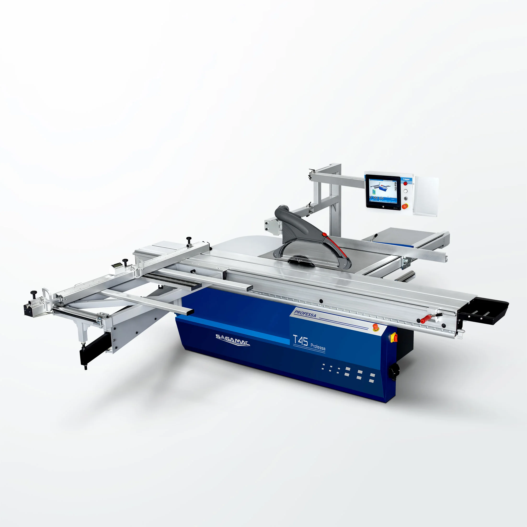 SAGAMAC ENG T45 New Type Computer Remote Control Fully Automatic Woodworking Saw Sliding Table Panel Saw Machine