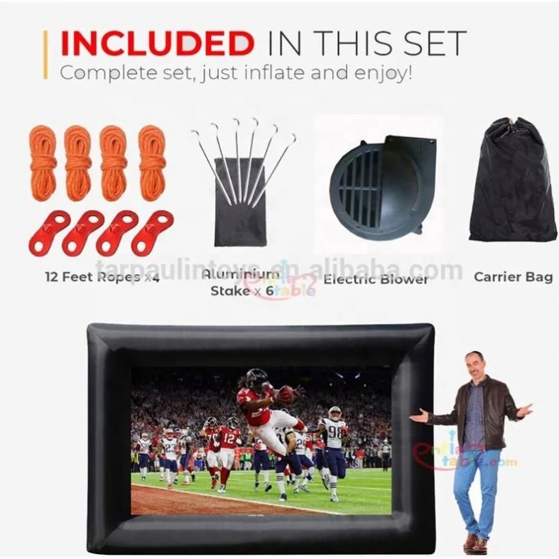 High Quality Customized Advertising Inflatables Movie Screen Inflatable Movie Screen for Outdoor Movie Screen Projection Cinema