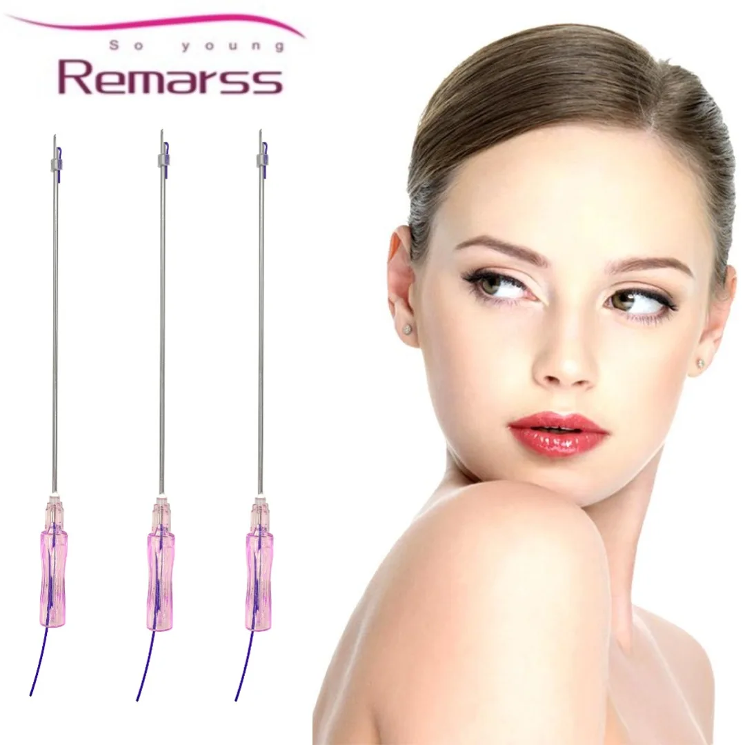 Лидер продаж 2022 игла cannula pdo pcl подъем резьбы 4d 6d cog с
