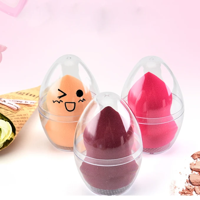 Акриловый косметический держатель губки с пыленепроницаемой крышкой прозрачное отверстие решение макияж Стенд