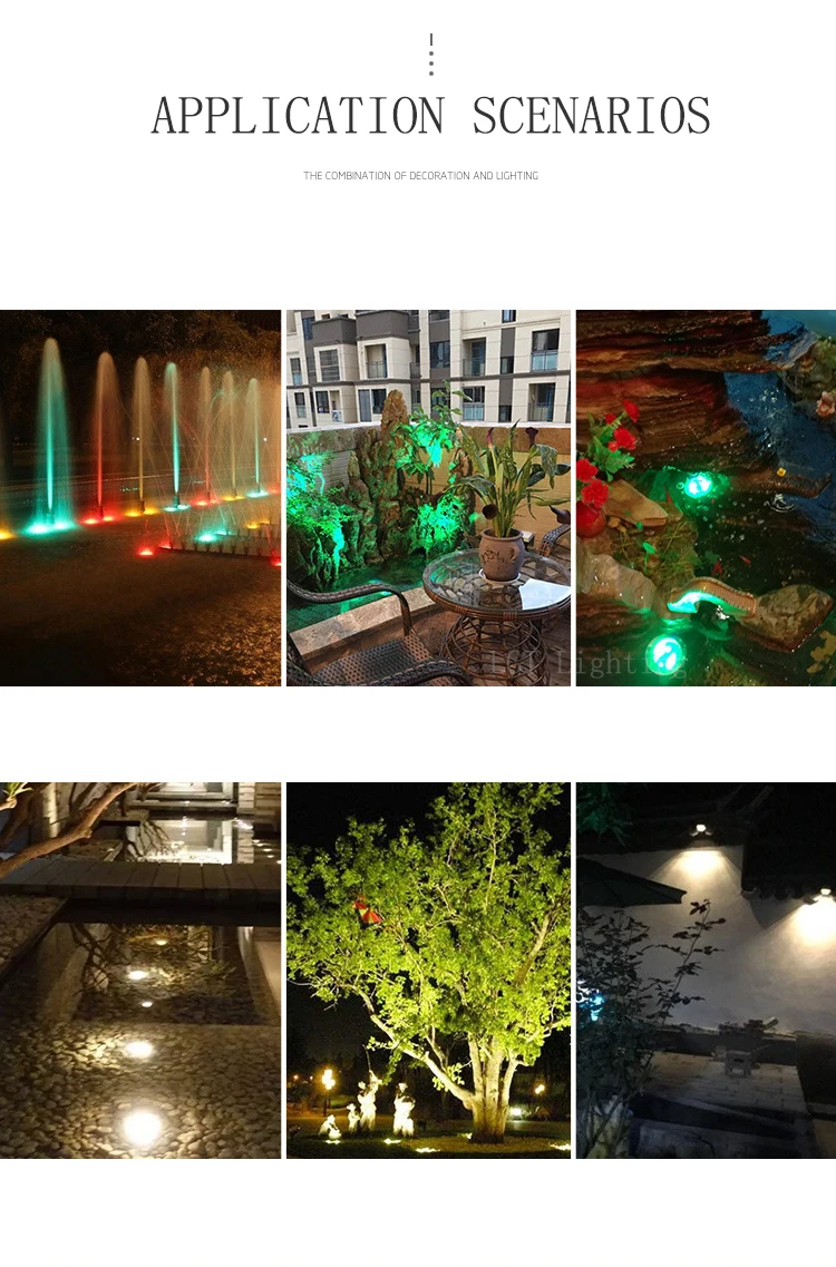 Waterproof fountain swimming pool light ip65 RGB solar led underwater lamp