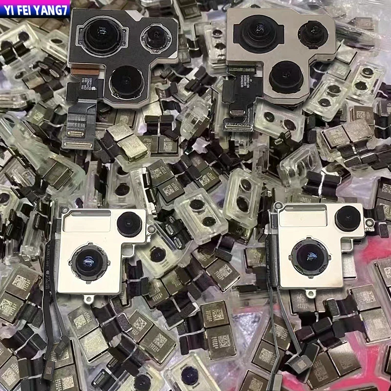 Оригинальная запасная задняя камера с датчиком для iphone 14 Pro Max 14 Plus 13 12 11 XS X Max задняя камера с синим светом