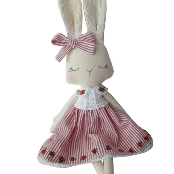 RAG DOLL BUNNY- keepsake-bedroom decor-handmade bunny doll-soft toy-Easter Gift 
