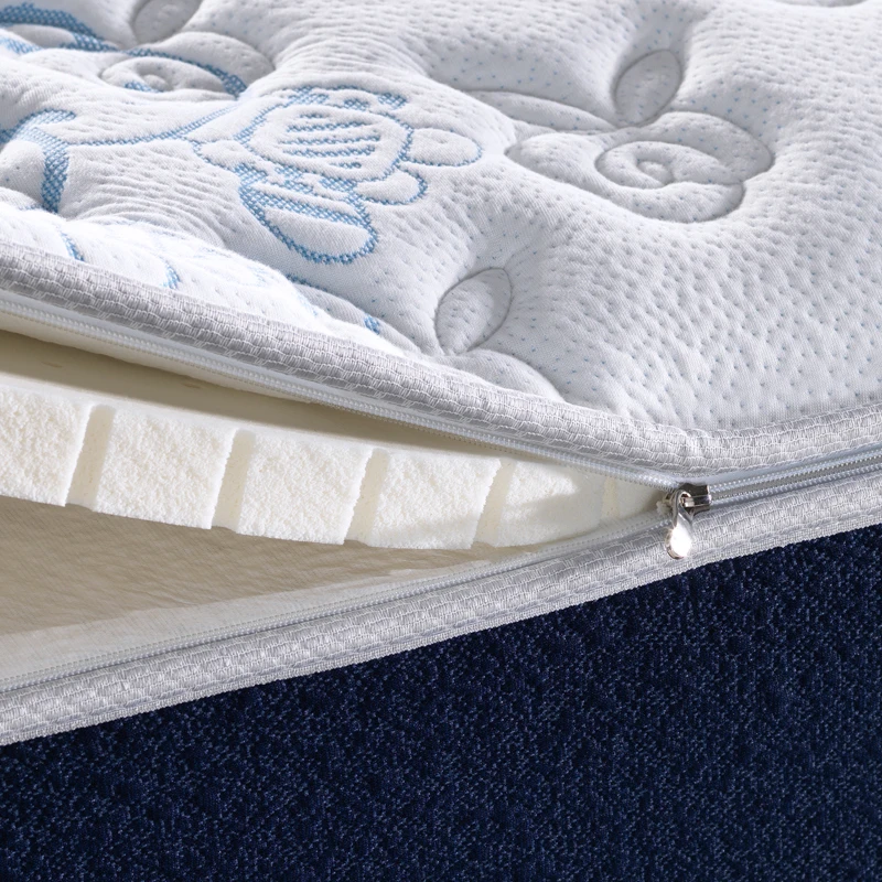 Customized 12inch knitted fabric gel memory foam mattress for bedroom hotel school