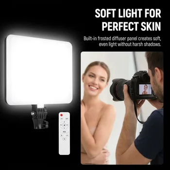 ENUJOY C15 PL-36RGB 14cm RGB Light with Remote Control Portable Design AC/DC Power detail image
