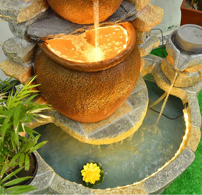 vente chaude artificielle fontaine intérieure décoration