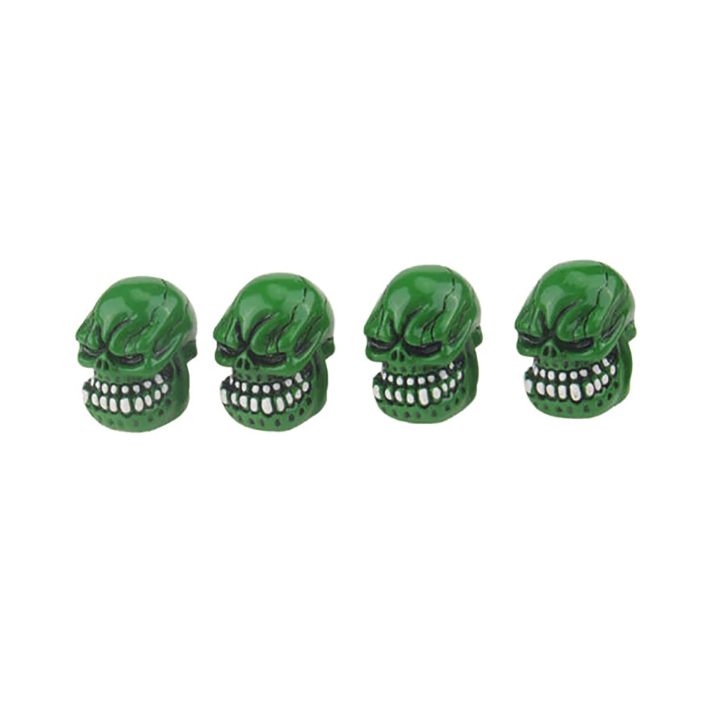 Jdm New Arrival 4pcs Evil Skull Tire Air Valve Stem Caps Stolen Hand