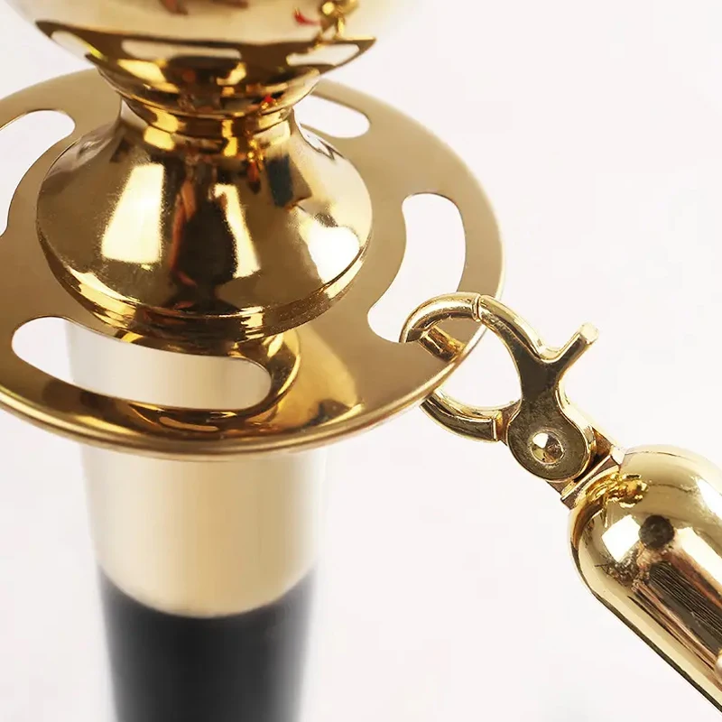 Hotel Steel Crowd Control Traffic Barriers Queue Stanchion Pole Event VIP Barricades Red Carpet Stanchions Rope and Pole