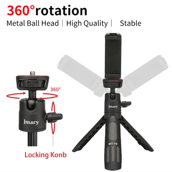 Hot Selling  MT19 Mobile Stand Phone Holder Camera Stand Selfie Stick Tripod Mini Tripod  Mobile Phone Holders detail image