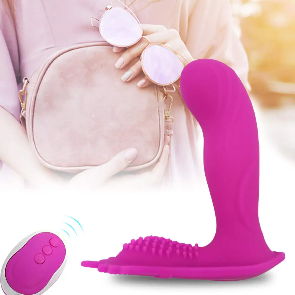 Wiggling Strap on Dildo Butterfly Panty G Spot Virginia Wearable Vibrator