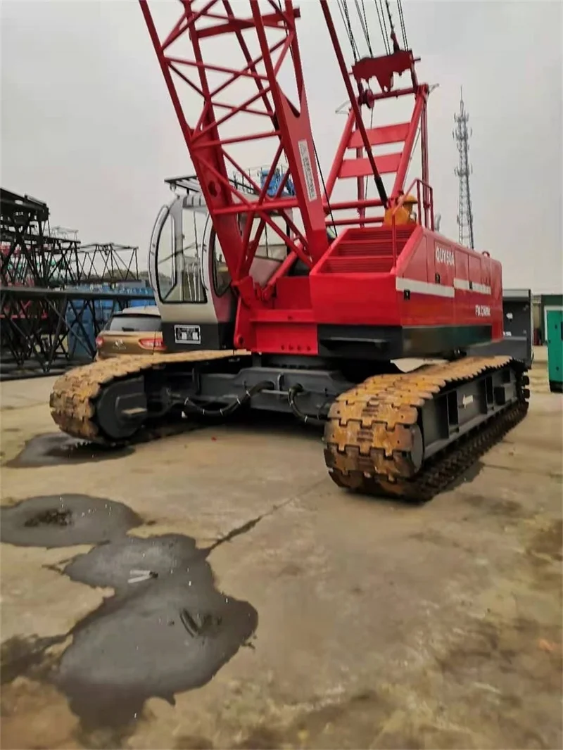 Low Working Hours and Less Price 50 Ton FUWA QUY50 Cranes /Chinese 50t QUY50C Fuwa Used Crawler Crane for Sale