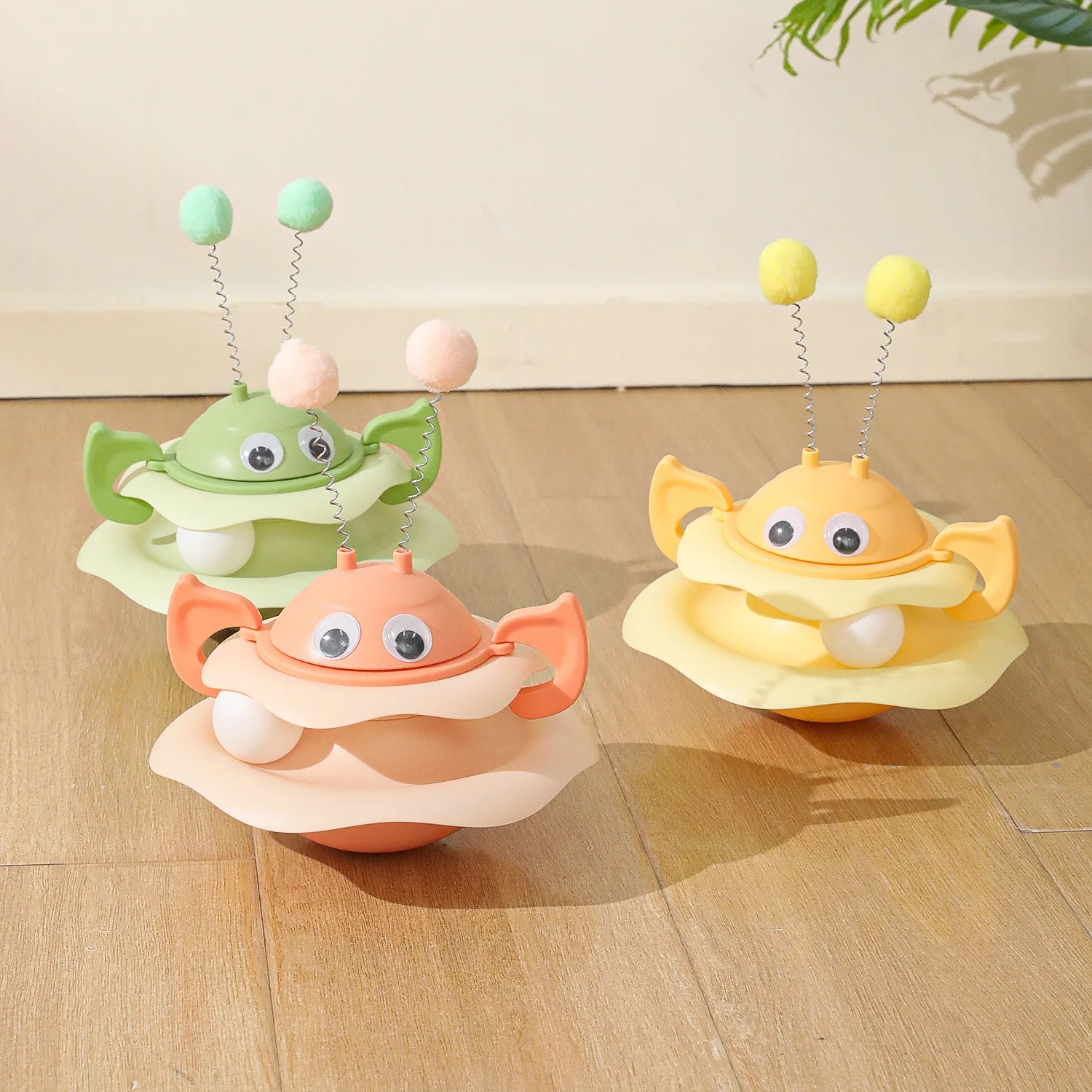 New Interactive Cat Toy Ball Bee Tumbler Cat Teaser Pet Training Smart Laser Toys for Indoor Pet Supplies factory