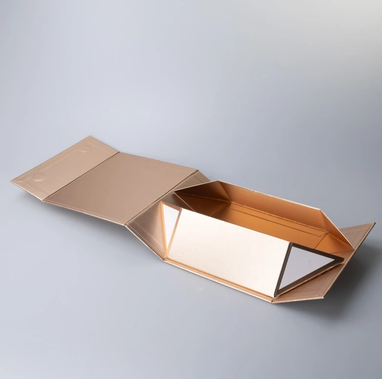 Customized Luxury Cardboard Gift Boxes Collapsible Folding Rigid Paper ...