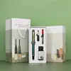 Stylo plume vert + accessoires plume dissimulée