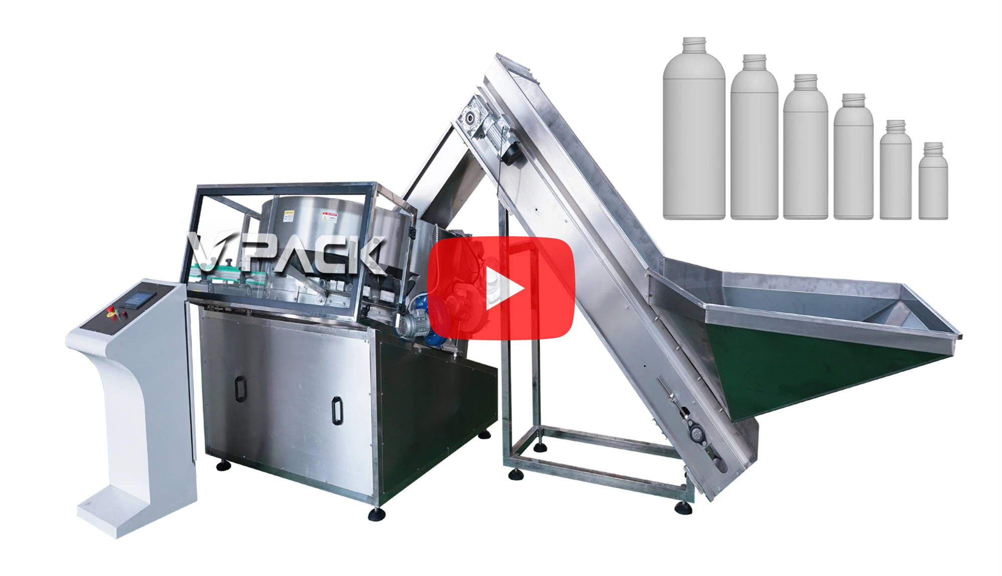 Vpack Full Automatic Empty Bottle Unscrambler/two Channel Sorting ...