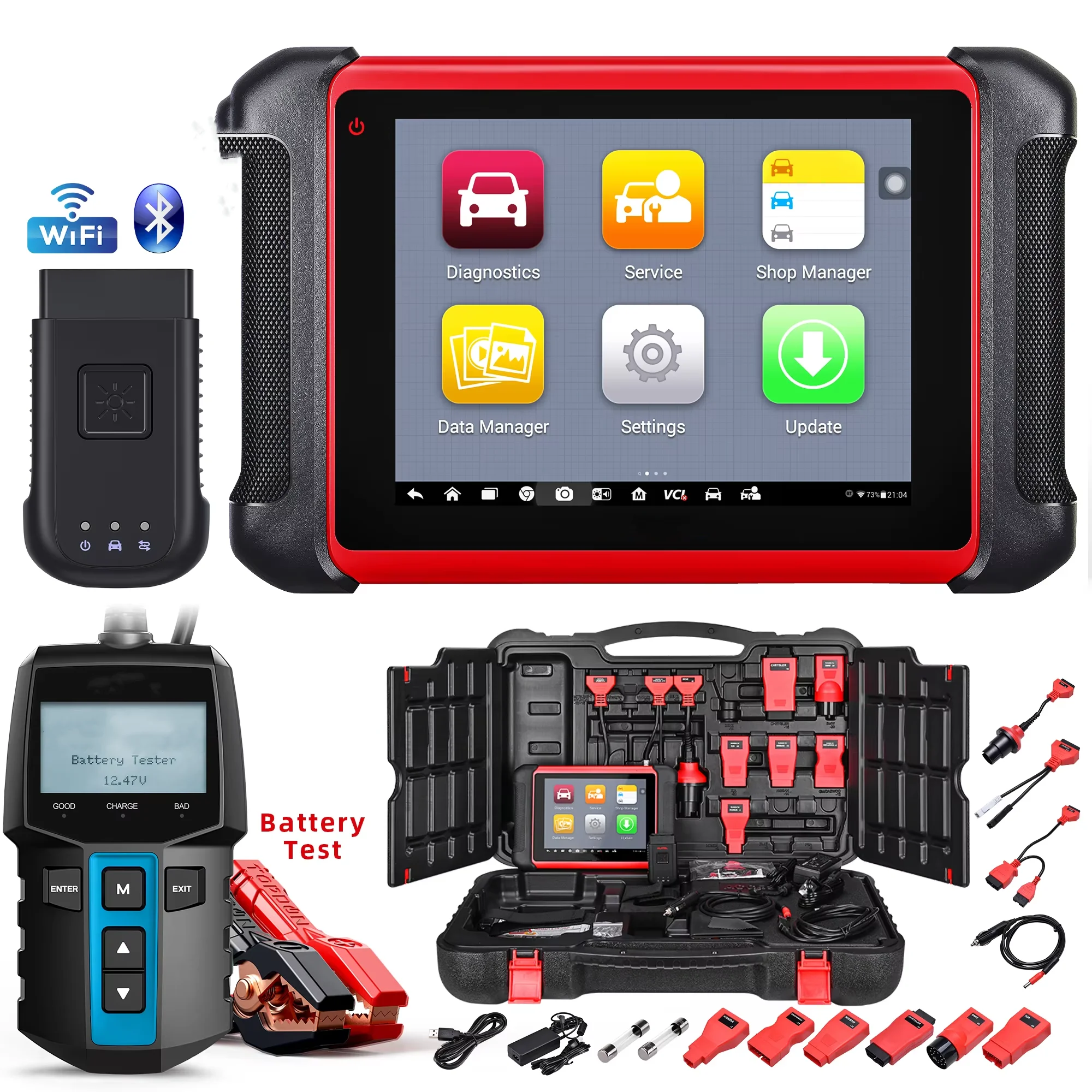 MaxiCom MK906BT PRO ECU Coding Super Tablet Scanner MS908P OBD2 Car Accessories Wireless MV108 PK  906bt