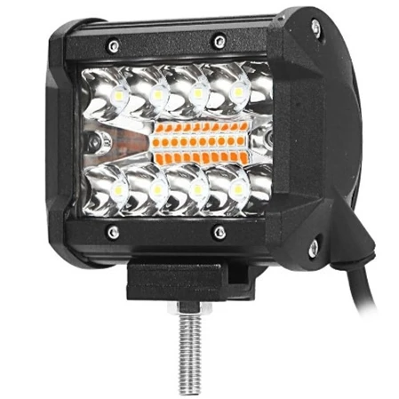 4 Inch 60w Work Light Floodlight White Yellow Led Light bar High Low Beam Spotlight Tractor Motorcycle Accessories