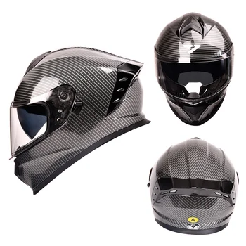 New Arrival Full Face Helmet Cool Shapes and Fashion Design for Off-Road Motorcycle Riding ABS Material Factory Wholesale AD