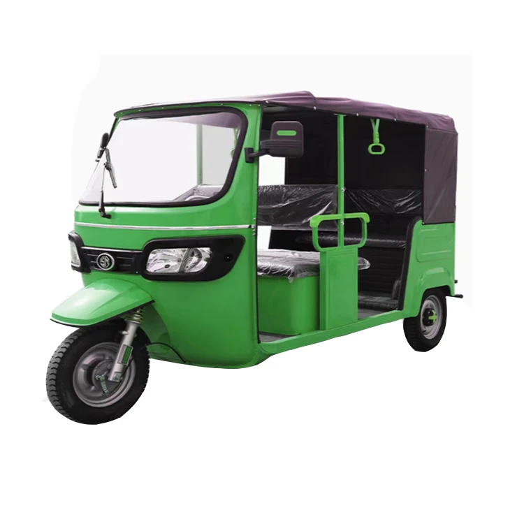 Manufacturer Wholesale 72V 1200W Battery Powered Rickshaw Solar Tuk Tuk Electric Passenger Trike for Adults