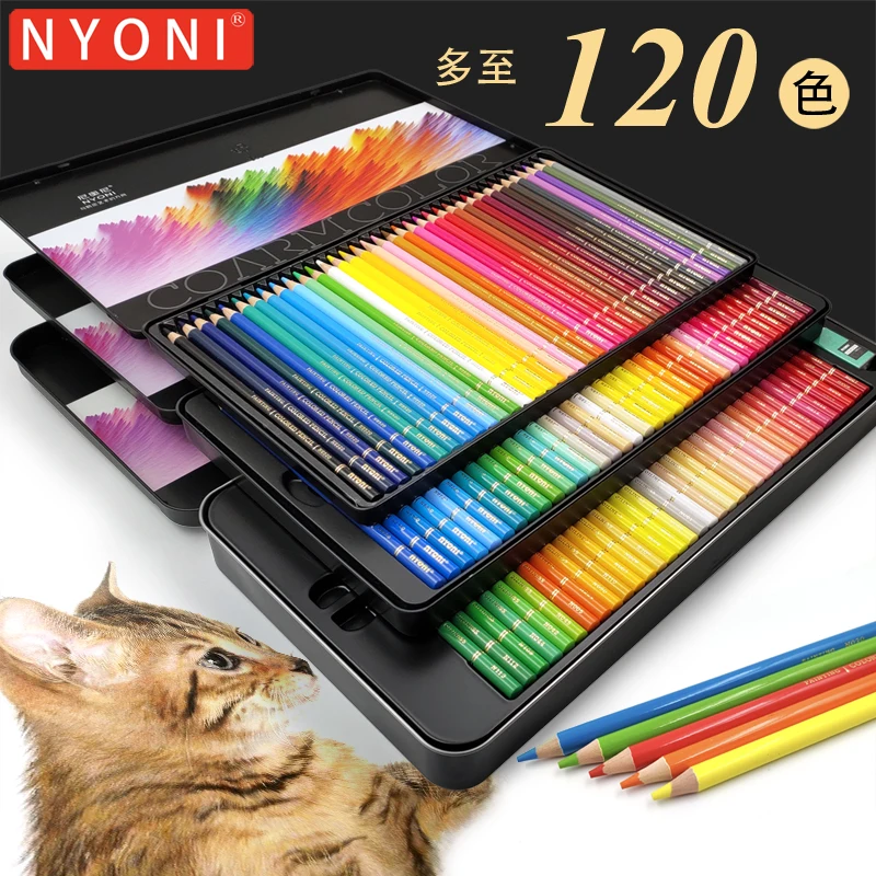 24/36/48/72 Colores Water Soluble Oily Color Pencil Art Lapis De