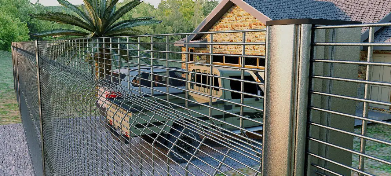 Clear View Fence Panel Transparent Privacy Screen, Durable & Weather ...