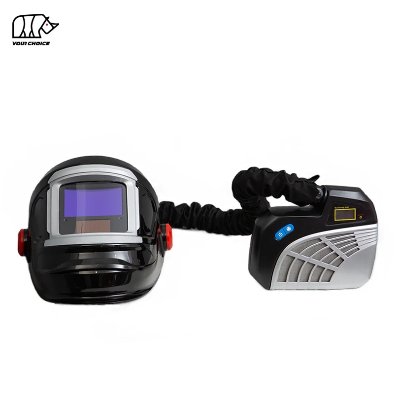 INWELT 2023 Custom Air Filter Electronic Solar Automatic Air Purifying Ventilated Respirator Welding Helmet Auto Darkening