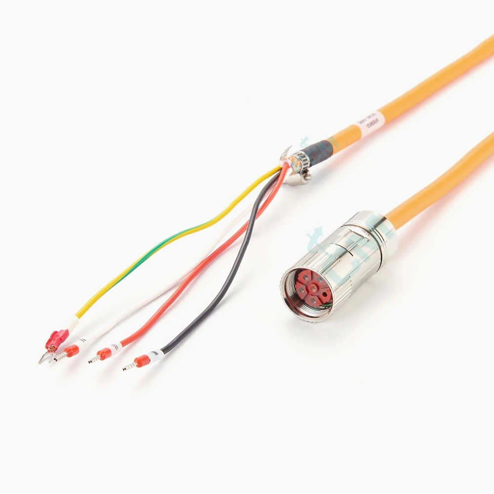 M23 6 Cores V90 Servo Motor Power Cable for Siemens 6FX5002 Serial