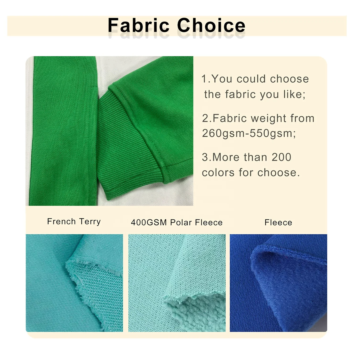 JL222E OEM Cotton Color Block Pullover Pullover Hoodies Thick 460GSM Cotton Fleece Sweatshirt for Men