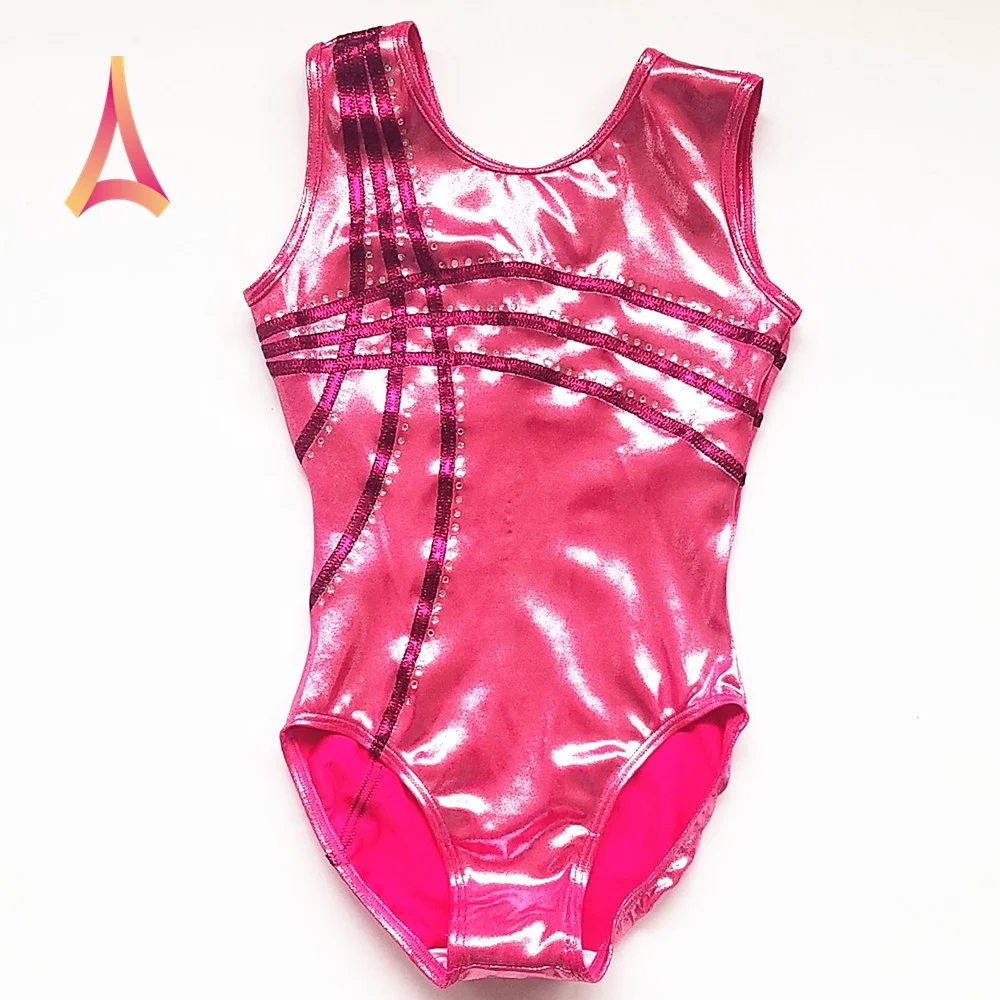 Support for Custom Design Gymnastics Leotards Girls Sleeveless Leotard for Sale