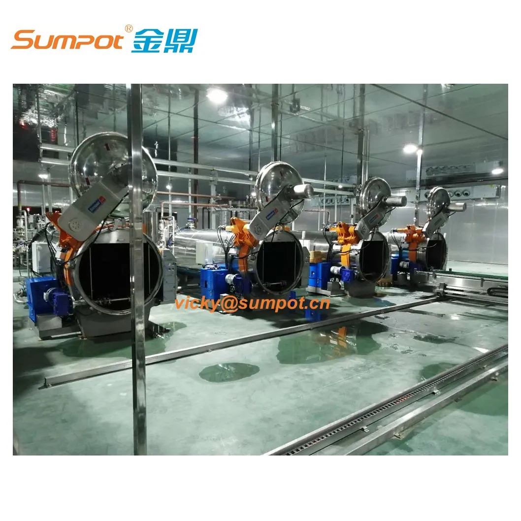 Automatic Robotic Arms Ready to Eat Meals Food Pouch Loader Unloader