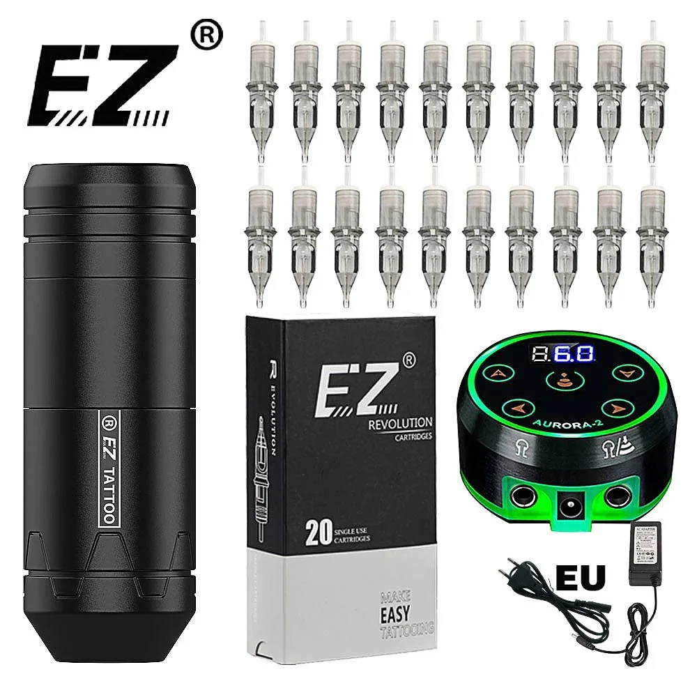 EZ Tattoo Dagger V3 ペンマシンキット - パーマネントタトゥーマシン