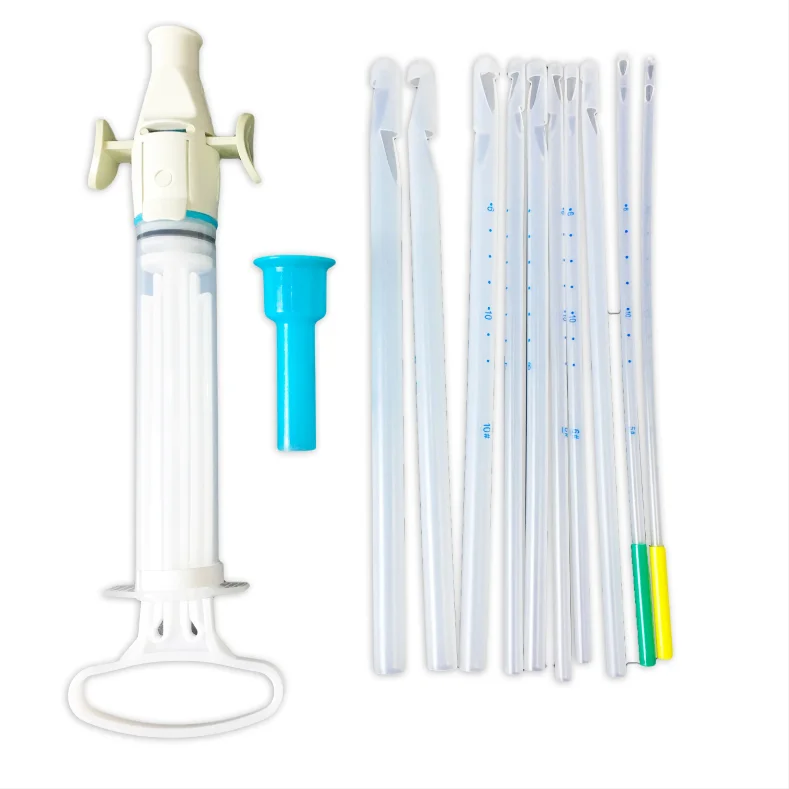 AMAIN XWC0135A Medical Consumables Mva Disposable Aspiration Abortion Kit Double Valve Manual Vacuum Aspirator for Gynecology