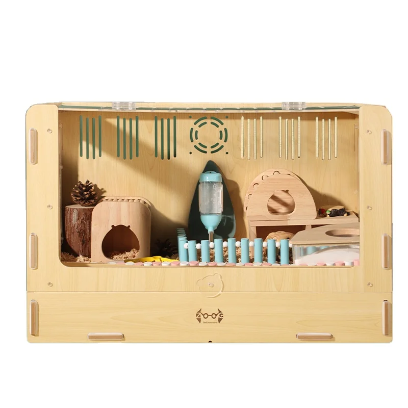 ZOOG透明モルモットケージ木製ハムスターケージ| Alibaba.com