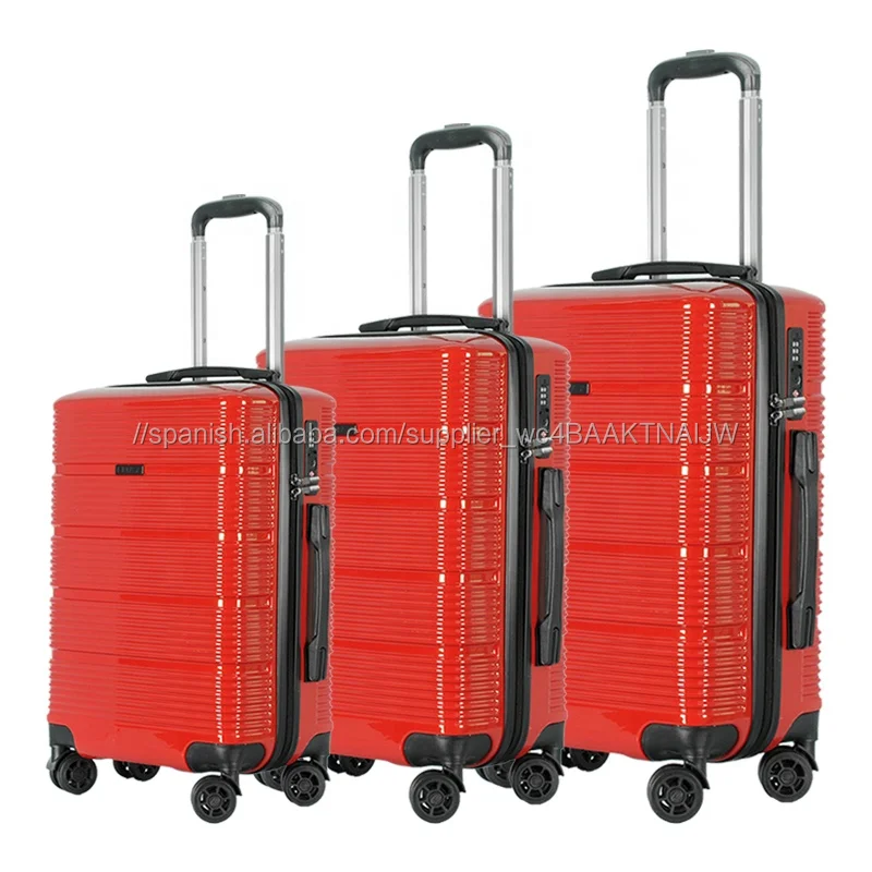 Nuevo Diseño De Pc + Abs Maletas Estilo De Viaje De 4 Ruedas Bolsa Maleta  Caso Trolley Equipaje - Buy Juego De Equipaje Con Ruedas Product on  Alibaba.com