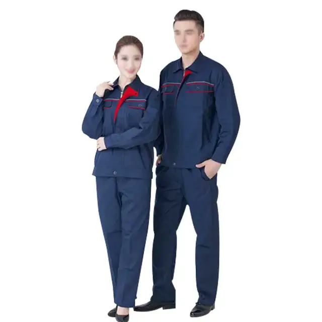 Handun HD-BCP1918 Anti-Static Work Clothes with Brocade Cotton Split Spring and Autumn-Safety Clothing