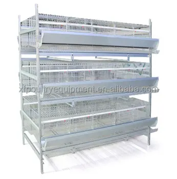 H Type Poultry Cage Remote Monitoring Chicken Rooster Battery Cages Bird Breeding Cages for sale