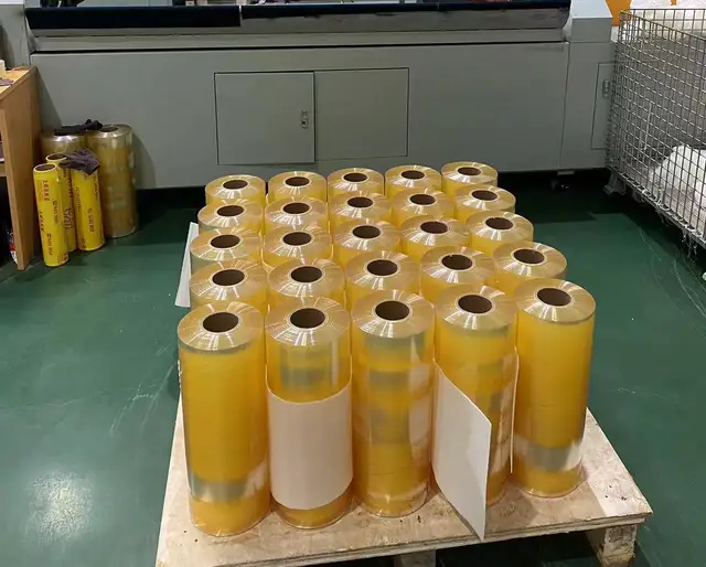 Food Grade PVC Cling Film Soft Moisture-Proof Blow Molding Packaging for Foods Meats Vegetables