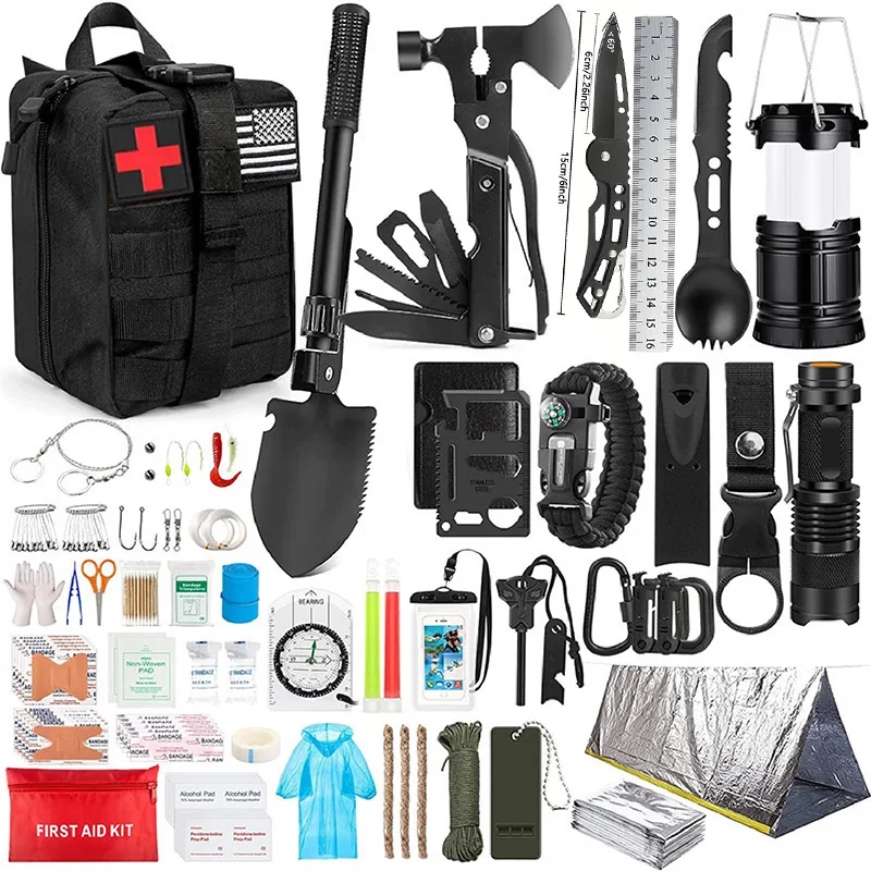 Hiking Emergency Travel Rescue Bag Survival Tools Outdoor Survival Gear Kit Outdoor Accessories Camping Equipment Accessories