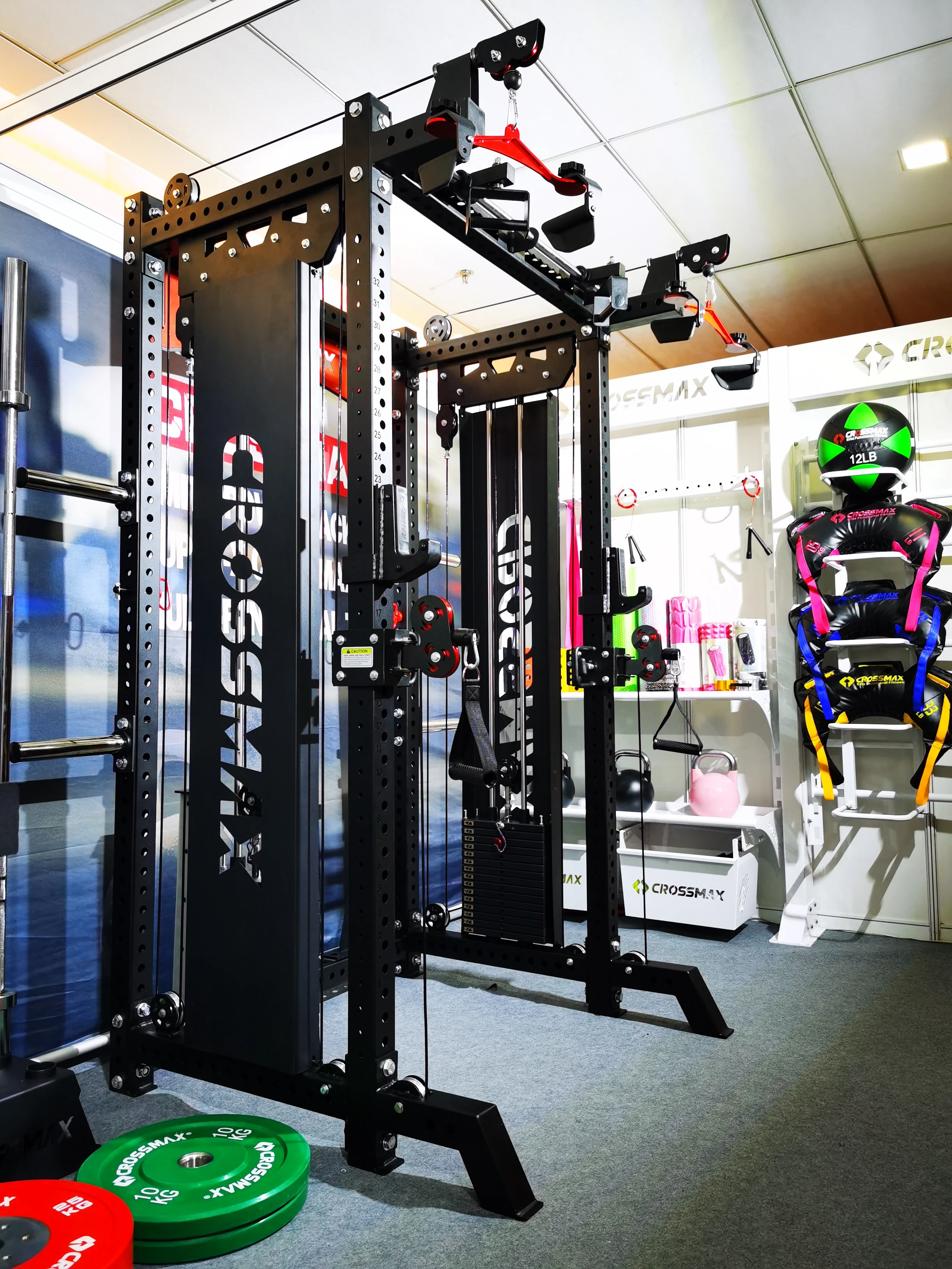 Crossmax Gym Equipment Home Fitness Cable Machine Multi Functional Cable Power Rack Gym Equipment Cable Machine