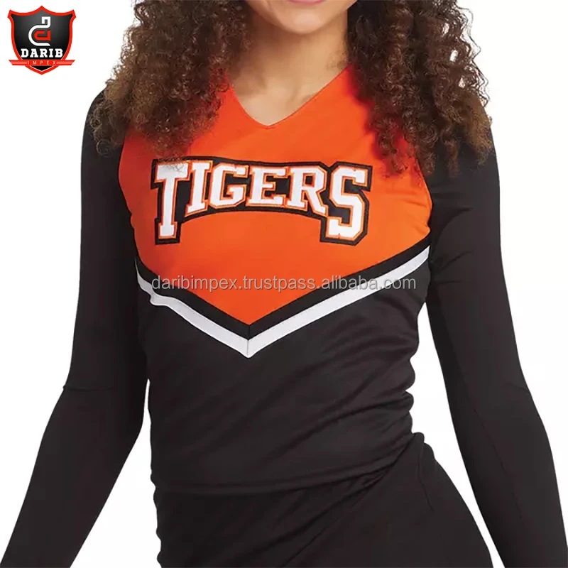 Customized Cheer Girls Uniform Wholesale Cheerleading Uniforms Oem