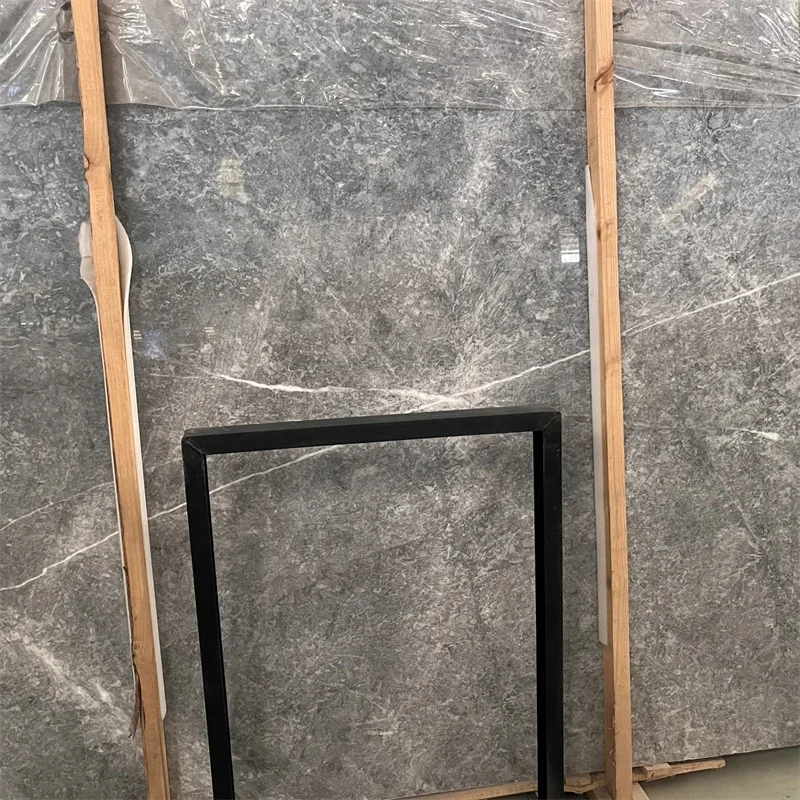 Yüksek Kaliteli Doğal Highland Gri Mermer Plakası Döşeme – İç Duvar ve Tezgâh Dekorasyonu İçin