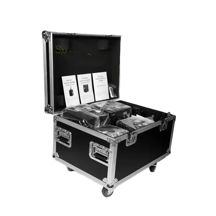 freight case 2/4/6 pcs cold spark  fountain machine freight case for stage effect machine