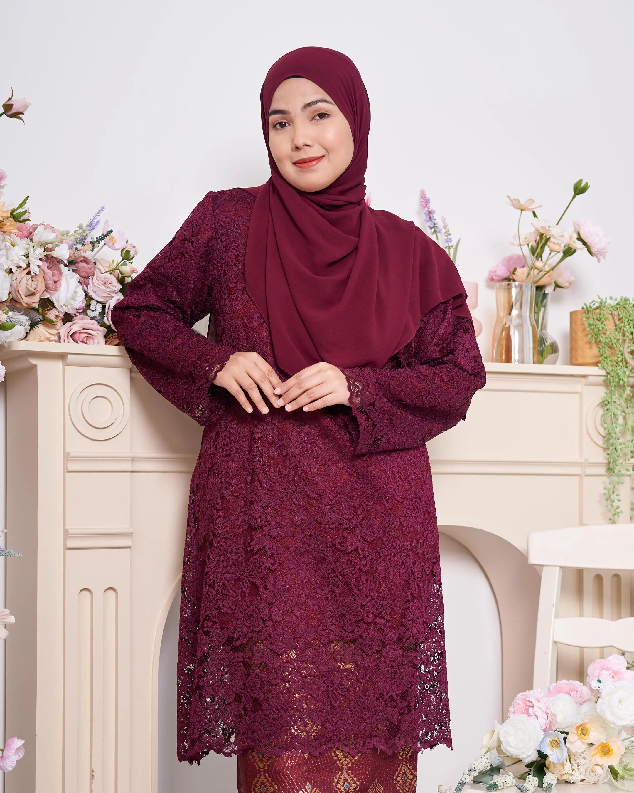 SIPO Eid Fashion Malaysia Baju Kurung High Quality Muslim Women Baju