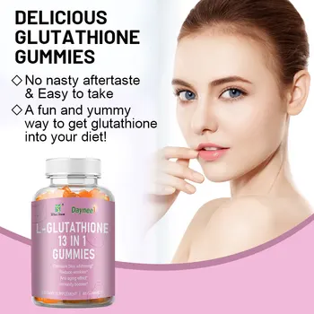 L-glutathione 13 In 1 Skin Whiten Gummies Vitamine C Care Collagen Glutathiones Gummy