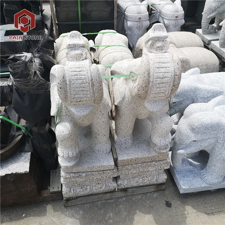 product religious temple use large animal granite statue type and indian style natural style sculpture-3