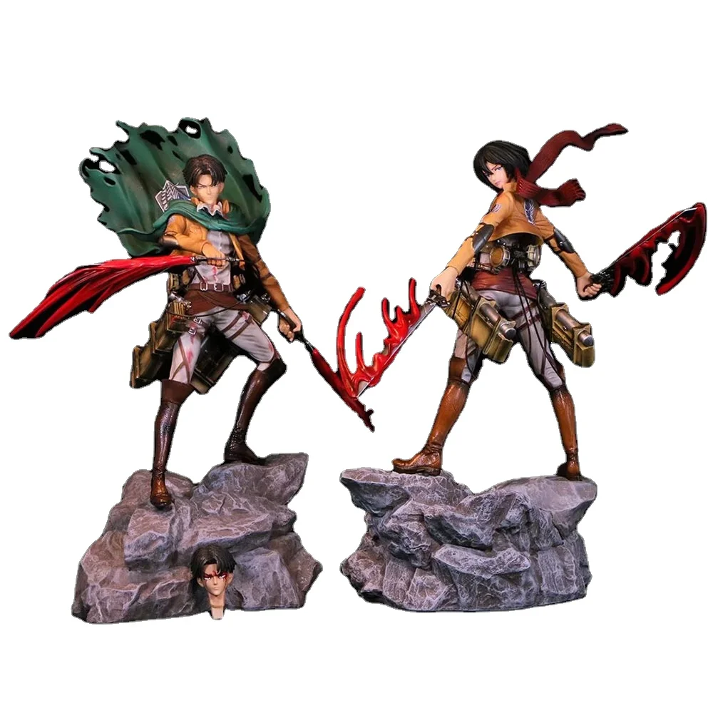 13.8インチ 35cm 日本製アニメ GK 進撃の巨人 リヴァイ・アッカーマン