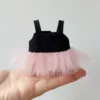 Falda de ballet - negra y rosa