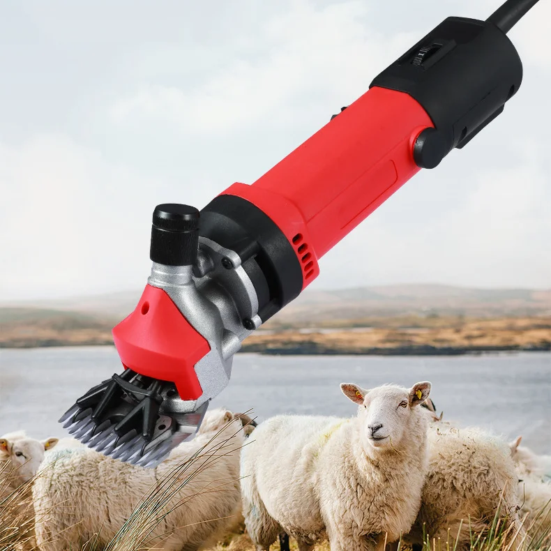 TEBAK Electric Wool Scissors Pet Hair Trimmers 850W High Power Electric Scissors Shearer Shaving Wool Machine Wool Clipper